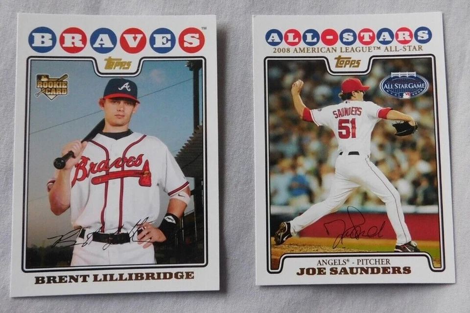 2008 Topps Gold Foil  Parallel Baseball Card Pick one - Image 1 of 1