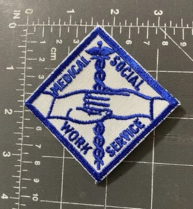 Patch Servizio Assistenza Sociale Medico Vintage Operai Ospedale Elemosini Signora Supporto - Foto 1 di 8