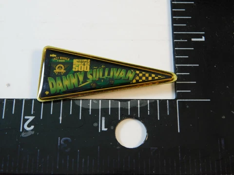 VHTF DANNY SULLIVAN INDIANAPOLIS INDY 500 PENNANT PIN CHAMPIONS COLLECTION Cover