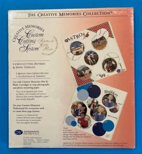 Creative Memories Modelli di Taglio Cerchio e Modello di Dimensionamento 1, 2 e 3 1/2" NUOVO - Foto 1 di 2