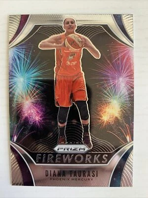 2020 Prizm Fireworks #10 DIANA TAURASI Phoenix Mercury GOAT MVP Champion  - Image 1 of 2