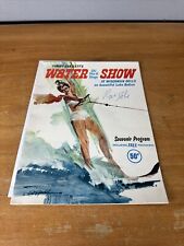 Vintage The Tommy Bartlett Water Ski Show Wisconsin Dells Souvenir Program Guide