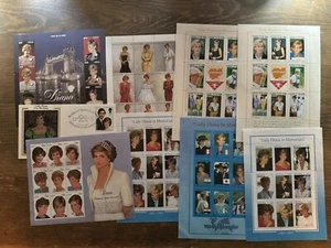Princess Diana Stamps LOT 1998 Collection 62 Stamps (see pictures) - Picture 1 of 11