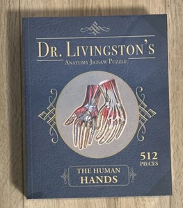Dr Livingston's Anatomy Jigsaw Puzzle: The Human Hands 512 Pieces - Sealed!! - Picture 1 of 2