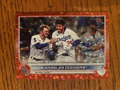 2022 Topps Update Red Foil /199 Los Angeles Dodgers 469 - Image 1 of 2