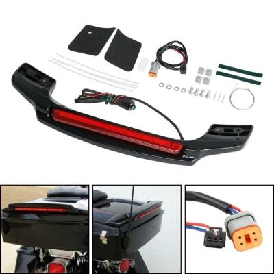 Red LED Light Spoiler Trunk FitFor Harley Road King Razor Chopped 97-13 - Image 1 of 4