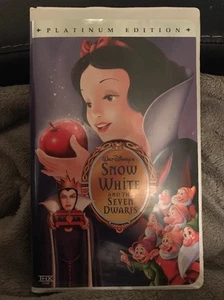 Snow White and the Seven Dwarfs (Disney Platinum Edition) VHS - Picture 1 of 1