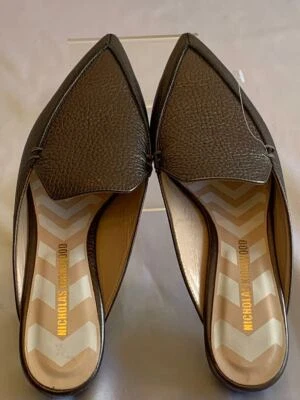 $495 ZAPATOS NICHOLAS KIRKWOOD BEYA MULAS PLANAS PUNTA DIAPOSITIVAS Talla 36 PALTRE NUEVOS Foto 1 de 4