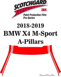 3M Scotchgard Paint Protection Film Pro Series Clear 2018 2019 BMW X4 M-Sport - Picture 1 of 1