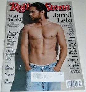 Rolling Stone Magazine Issue 1267 August 11 2016 Jared Leto Halsey Zappa v Zappa - Picture 1 of 8