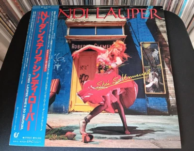 Cyndi Lauper She's So Unusual Japan 25-3P-486 OBI Survey Card Play Tested EX+ - Image 1 of 4