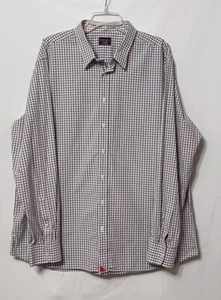 UNTUCKit Herren 3XL Langarm Hemd mit Knopfleiste grau kariert kariert kariert - Bild 1 von 8