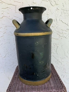 Vintage Country Milk Steel Creamery Jug 24" x 13" - Picture 1 of 12