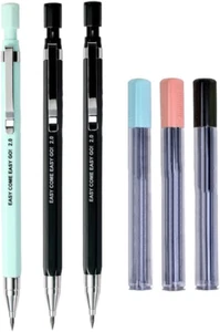 3pcs 2.0 mm Mechanical Pencil with 18pcs Lead Refills Cute Automatic Pencils - Picture 1 of 7