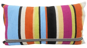 MISSONI HOME SCHWERER KISSENBEZUG DOPPELSEITIG FROTTEE BAUMWOLLE ÖKOLOGI 17X28" GARY T59 - Bild 1 von 6