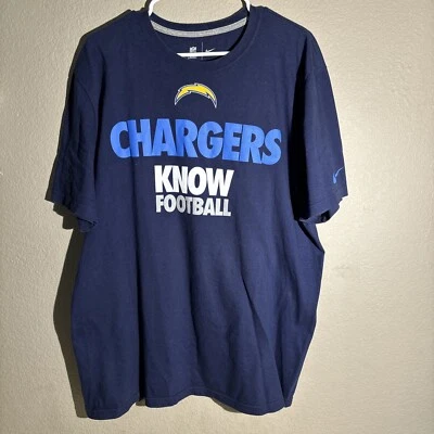 Los Angeles San Diego Chargers “Charger know Football”  Nike T Shirt Size XL - Image 1 of 3