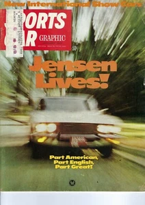 1971 Jensen Interceptor, Lamborghini, more vintage Sports Car Graphic lot/2 - Imagen 1 de 4