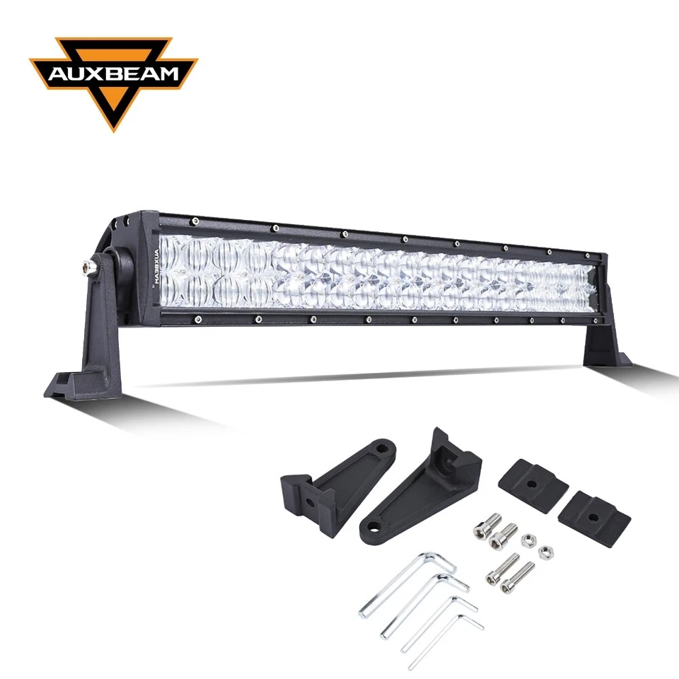 AUXBEAM 22" pulgadas Barra de Luz LED Punto Inundación Combo Offroad Conducción Trabajo Para Pickup Foto 1 de 4