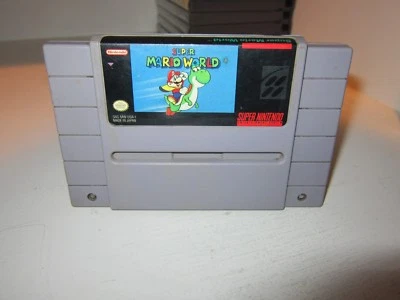 Super Mario World SNES (Super Nintendo 1990) Game only - Image 1 of 3