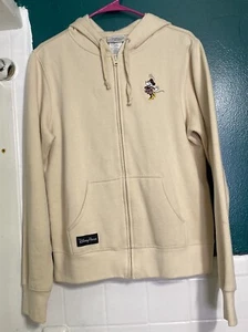 Women’s Disney Parks Zip Hoodie Sweatshirt Hooded Minnie Mouse Size Large EUC! - Picture 1 of 4