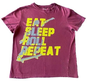 Clothing Boy T-Shirt Crazy 8 Skateboard 10 12 Play School Free Ship - Picture 1 of 5