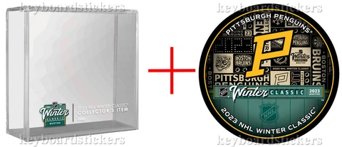 2023 WINTER CLASSIC PITTSBURGH PENGUINS HOCKEY PUCK W/EVENT CUBE January 2, 2023 Cover