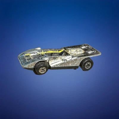 Coche de juguete Hot Wheels Steam Roller 1973 cromado vintage fundido a presión hecho en Hong Kong Foto 1 de 4