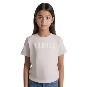 NoBull Kid's Dusty Rose Stretchy Training Athletic Shirt Size Small - Picture 1 of 5