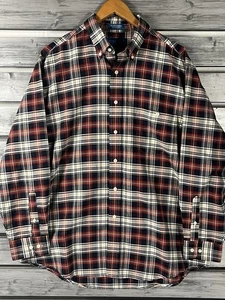 Vintage 90s Towncraft Shirt Mens XL Plaid Long Sleeve Button Up preppy oxford - Picture 1 of 6