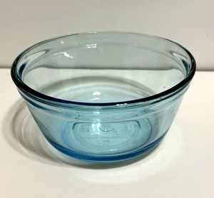 Anchor Hocking Teal Blue Mixing Serve Bowl 8.5"w x 3.25"h Oven Micro Safe - Picture 1 of 7