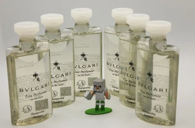 Lot of 6 BVLGARI Au the Blanc Shampoo 75ml / 2.5oz Each ✨ NEW & Authentic