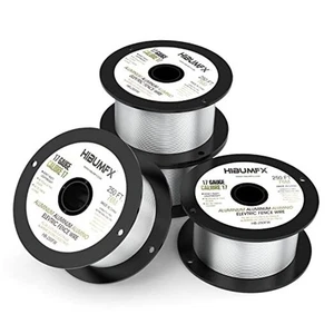 Spool Aluminum Electric Fence Wire 250-Feet 17 Gauge () 4 - Picture 1 of 8