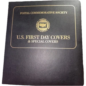 Postal Commemorative Society First Day of Issue Binder 1970-1991 Stamps - Picture 1 of 10