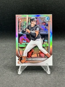 2025 Bowman Chrome Red Rookie Variation Coby Mayo RC Baltimore Orioles - Picture 1 of 2