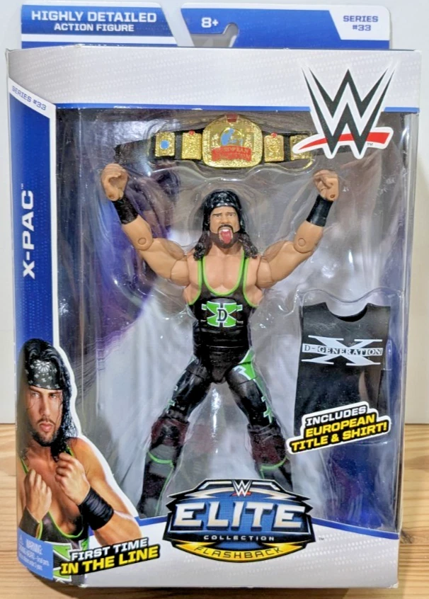 WWE 精英闪光 X-PAC 第一次在线欧洲标题系列 33 美泰 2014 — 第 1/4 张图片