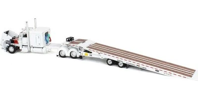 Peterbilt 389 带 63 英寸卧铺和 Landoll 440B50CA 旅行轴拖车 1/64 — 第 1/4 张图片