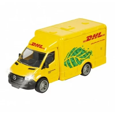 Majorette 1/43 Mercedes-Benz Sprinter DHL Amarillo Diecast Modelo Furgoneta Vehículo de Juguete C Foto 1 de 3