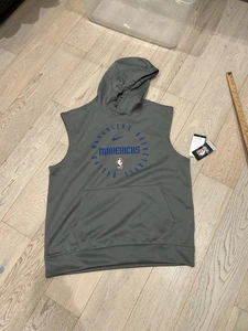 Nike Dallas Mavericks Herren LT Large Tall ärmellos Hoodie grau Basketball  - Bild 1 von 8
