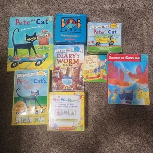59+ Book Lot I Can Read Books: Pete The Cat, Bobs Books- Beginning Readers books - Picture 1 of 10