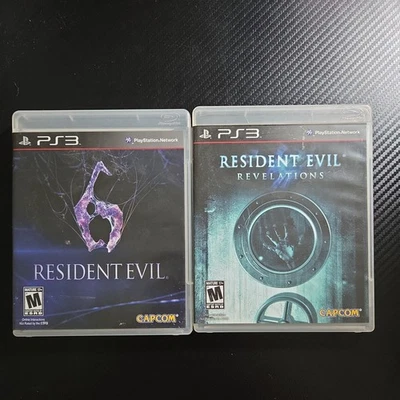 Resident Evil Revelations & RE 6 (Sony PlayStation 3, 2013) PS3 Tested - Image 1 of 3
