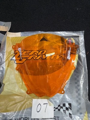 Suzuki Gsxr 1000 2007  Zero Gravity Double Bubble Orange Windscreen - Image 1 of 4