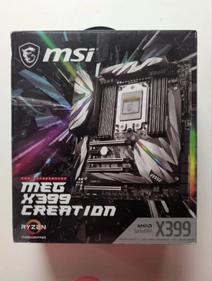 MSI MEG X399 CREATION AMD Socket TR4 X399 Chipset E-ATX Motherboard - Image 1 of 4