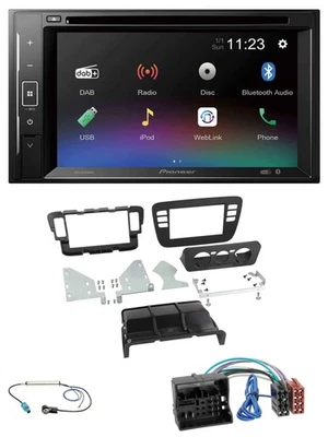 Pioneer Bluetooth MP3 USB 2DIN DAB DVD Autoradio für Skoda CitiGo 16-19 Seat Mii - Bild 1 von 4