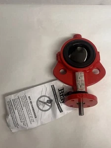 *NEW* BRAY 1.5" BUTTERFLY VALVE 201906221021MP 150 PSI/CWP EDPM SEAT 124 TRIM - Picture 1 of 9