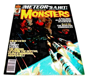 Famous Monsters Of Filmland #160 Meteor Issue Jan. 1980 Warren Mag. - Foto 1 di 3