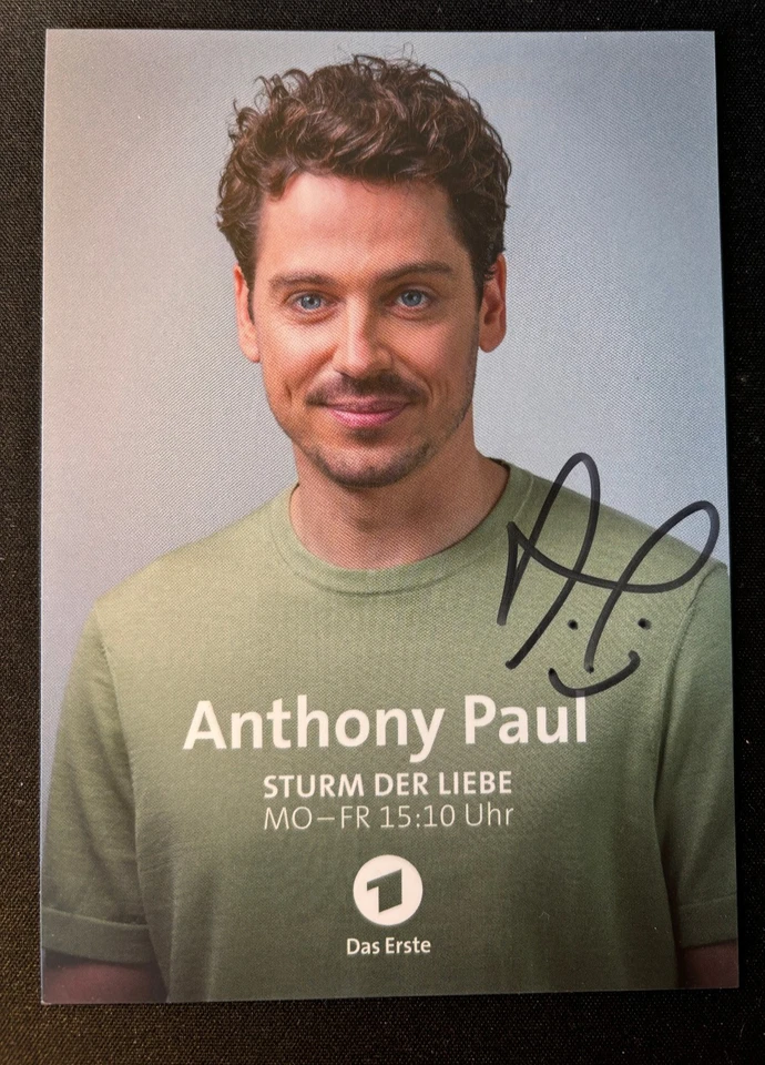 Anthony Paul #2 - Sturm der Liebe - Autogrammkarte - original signiert - Bild 1 von 1