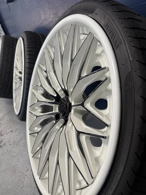 RUEDAS FORJA 1886 (STAGGERD) 21 DELANTERAS 22 TRASERAS SE ADAPTA A FERRARI 296,F8,488 Foto 1 de 4