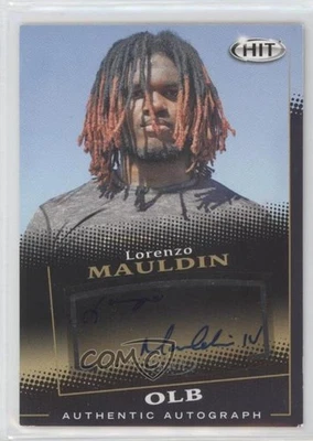 2015 Sage Hit Auto Black Lorenzo Mauldin #A49 Rookie Auto RC - Image 1 of 2