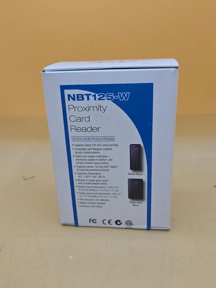 Linear NBT125-W 125 kHz Reader for Indoor Outdoor HID AWID Farpointe HAF NEW - Image 1 of 1