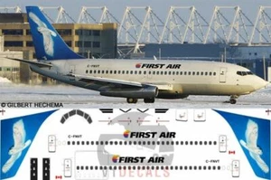 V1 Decals Boeing 737-200 First Air for 1/144 Airfix Model Airplane Kit V1D0005 - Picture 1 of 8
